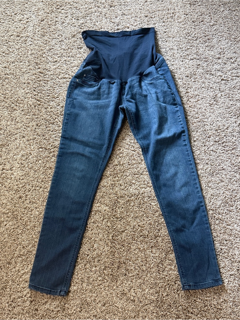 Indigo Blue Light Wash Denim Jeans